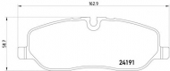 Комплект тормозных колодок HELLA 8DB 355 011-971