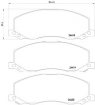 Комплект тормозных колодок HELLA 8DB 355 013-061