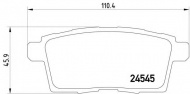 Комплект тормозных колодок HELLA 8DB 355 013-261