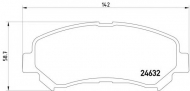 Комплект тормозных колодок HELLA 8DB 355 013-781
