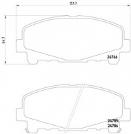 Комплект тормозных колодок HELLA 8DB 355 013-881