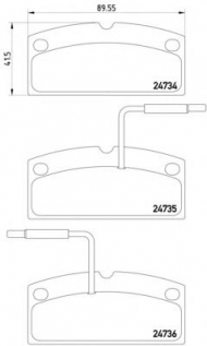 Комплект тормозных колодок HELLA 8DB 355 014-181