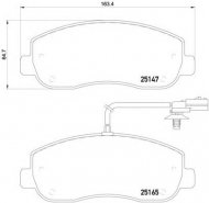 Комплект тормозных колодок HELLA 8DB 355 015-291