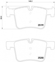 Комплект тормозных колодок HELLA 8DB 355 015-781