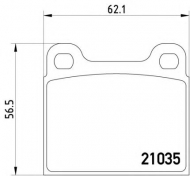 Комплект тормозных колодок HELLA 8DB 355 017-441