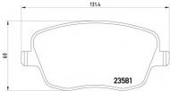 Комплект тормозных колодок HELLA 8DB 355 018-801