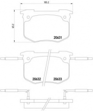 Комплект тормозных колодок HELLA 8DB 355 018-901