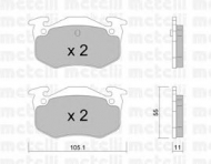 Комплект тормозных колодок METELLI 22-0038-0