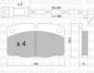 Комплект тормозных колодок METELLI 22-0044-2K