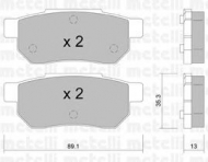 Комплект тормозных колодок METELLI 22-0170-0