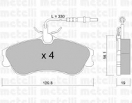 Комплект тормозных колодок METELLI 22-0217-0