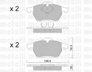 Комплект тормозных колодок METELLI 22-0279-0