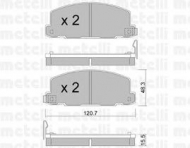 Комплект тормозных колодок METELLI 22-0360-0
