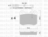 Комплект тормозных колодок METELLI 22-0564-0K