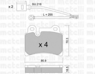 Комплект тормозных колодок METELLI 22-0660-0K