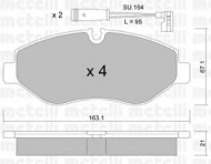 Комплект тормозных колодок METELLI 22-0671-0K