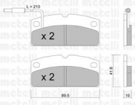 Комплект тормозных колодок METELLI 22-0767-1