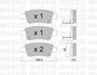 Комплект тормозных колодок METELLI 22-0790-0