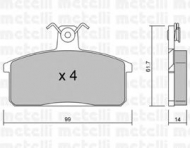 Комплект тормозных колодок METELLI 22-0026-4