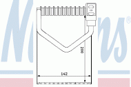 Испаритель NISSENS 92172