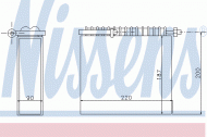 Испаритель NISSENS 92199