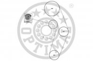 Ременный комплект OPTIMAL SK-1021
