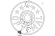 Ременный комплект OPTIMAL SK-1162