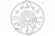 Ременный комплект OPTIMAL SK-1704
