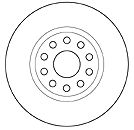 Тормозной диск MAPCO 15010