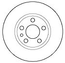 Тормозной диск MAPCO 15308