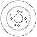 Тормозной диск MAPCO 15523