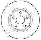 Тормозной диск MAPCO 15585