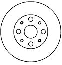 Тормозной диск MAPCO 15613