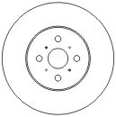Тормозной диск MAPCO 15617