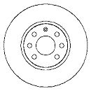 Тормозной диск MAPCO 15670