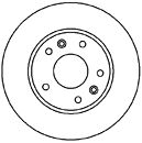 Тормозной диск MAPCO 15685