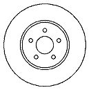 Тормозной диск MAPCO 15818