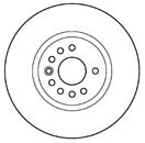 Тормозной диск MAPCO 15841