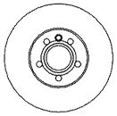 Тормозной диск MAPCO 15879