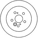 Тормозной диск MAPCO 45562