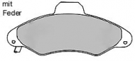 Комплект тормозных колодок MAPCO 6388/1