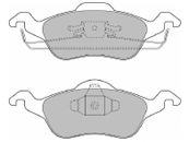 Комплект тормозных колодок MAPCO 6487