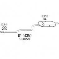 Амортизатор MTS 01.94350