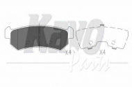 Комплект тормозных колодок KAVO PARTS KBP-1007