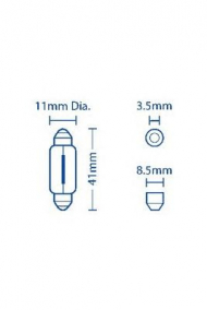 Лампа накаливания ACDelco ACBU1001