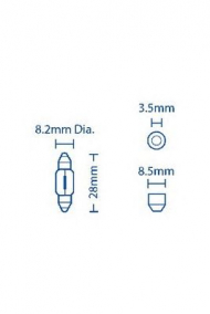 Лампа накаливания ACDelco ACBU1003