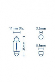 Лампа накаливания ACDelco ACBU2002
