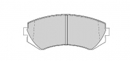 Комплект тормозных колодок NECTO FD6769A