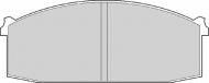 Комплект тормозных колодок NECTO FD838A