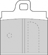 Комплект тормозных колодок NECTO FD421A
